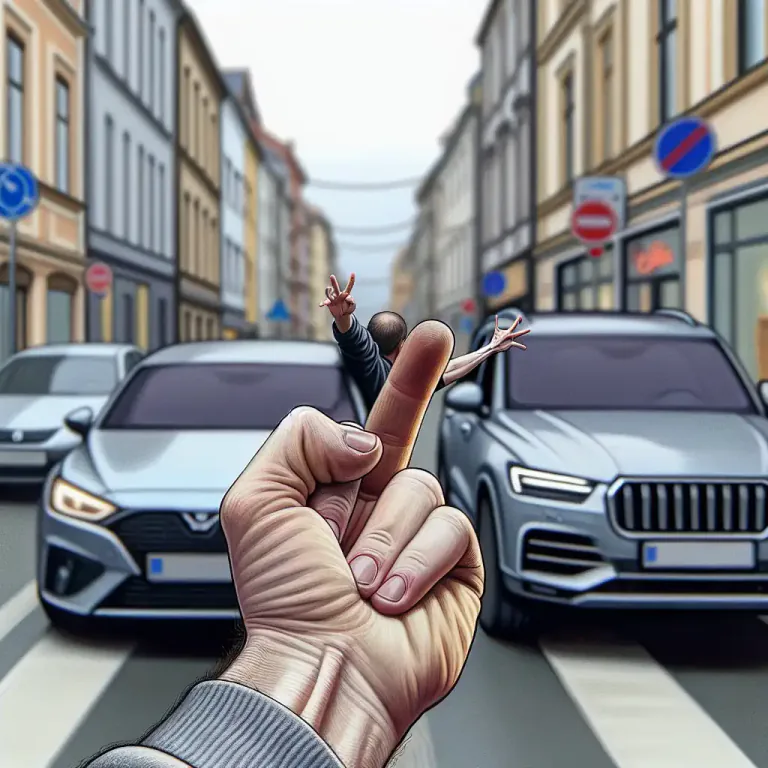 Visual representation of "bird" - A slang term for a middle finger gesture.