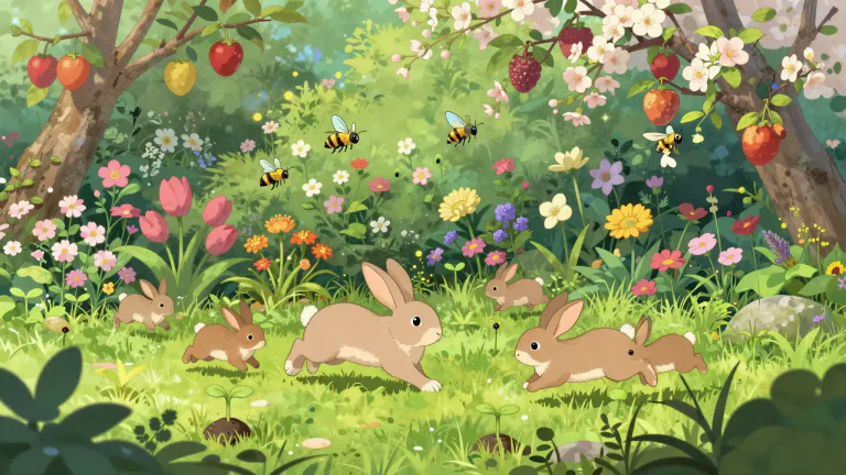 Visual representation of "fecundity" - The ability to produce a lot of babies, plants, or new ideas