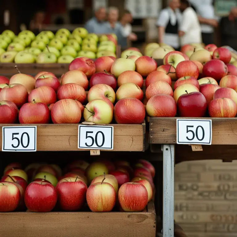 Visual representation of "each" - For every; used to indicate a rate or cost per individual item.