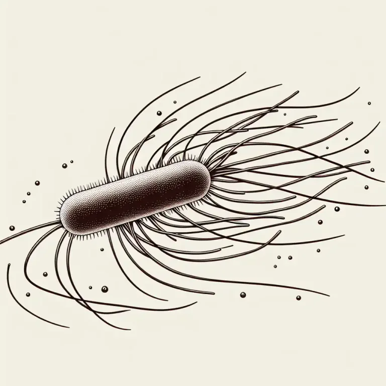 Visual representation of "flagellate" - Relating to or characteristic of a flagellum, a long, whip-like structure that allows some cells and microscopic organisms to move.
