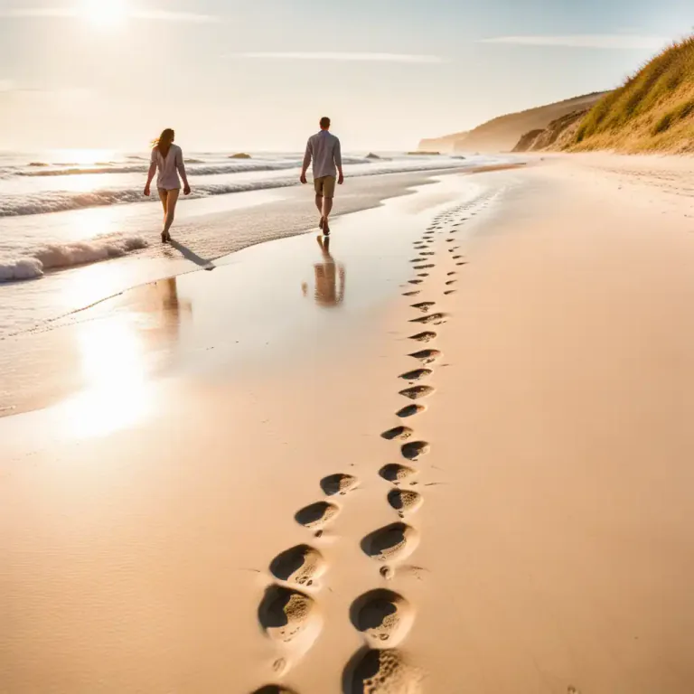 Visual representation of "walk" - A journey on foot, usually for pleasure or exercise.