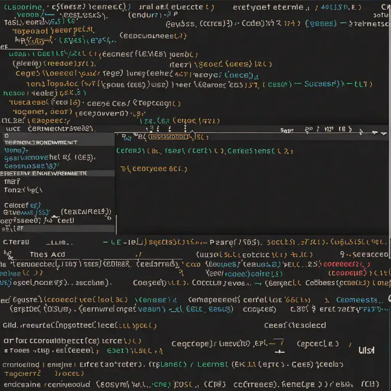 Visual representation of "shell" - Command line interface for operating systems