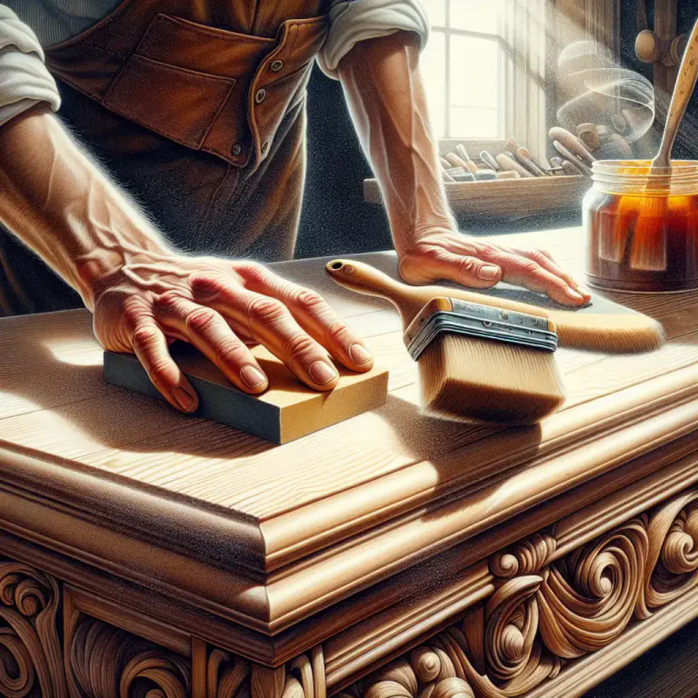 Visual representation of "sandpaper" - To rub something with sandpaper in order to make it smooth