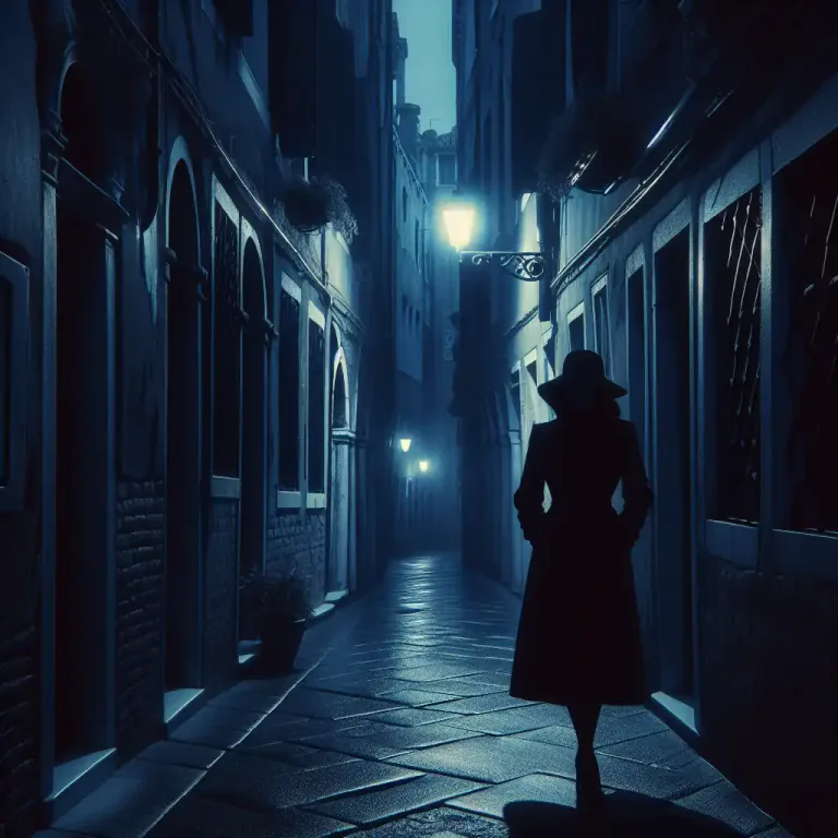 Visual representation of "backstreet" - Connected to or suggestive of illicit or secret actions