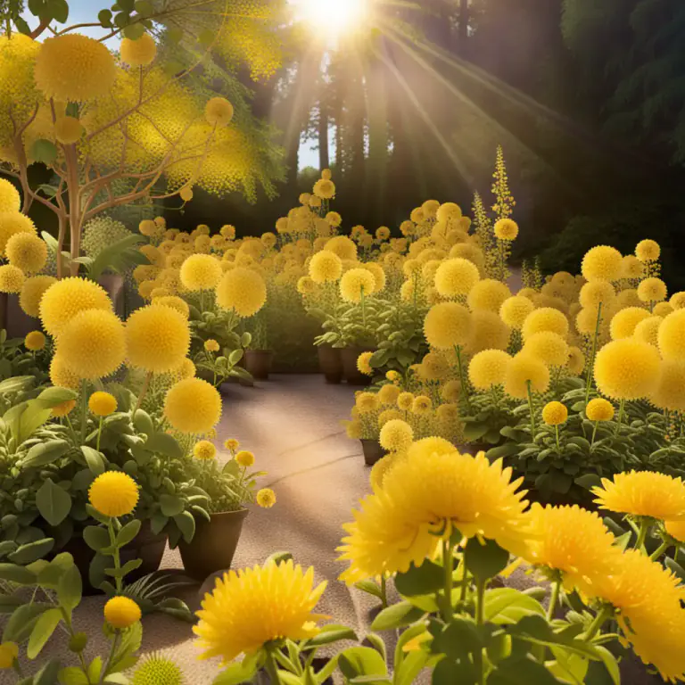 Visual representation of "goldilocks" - A type of garden plant with yellow flowers