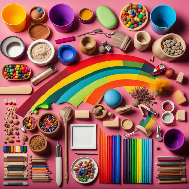 Visual representation of "rainbow" - An assortment or range of something