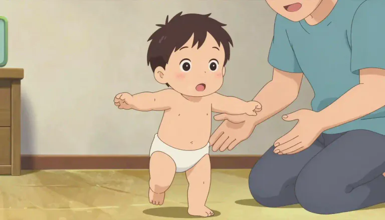 Visual representation of "tot" - A very young child, especially one that is learning to walk