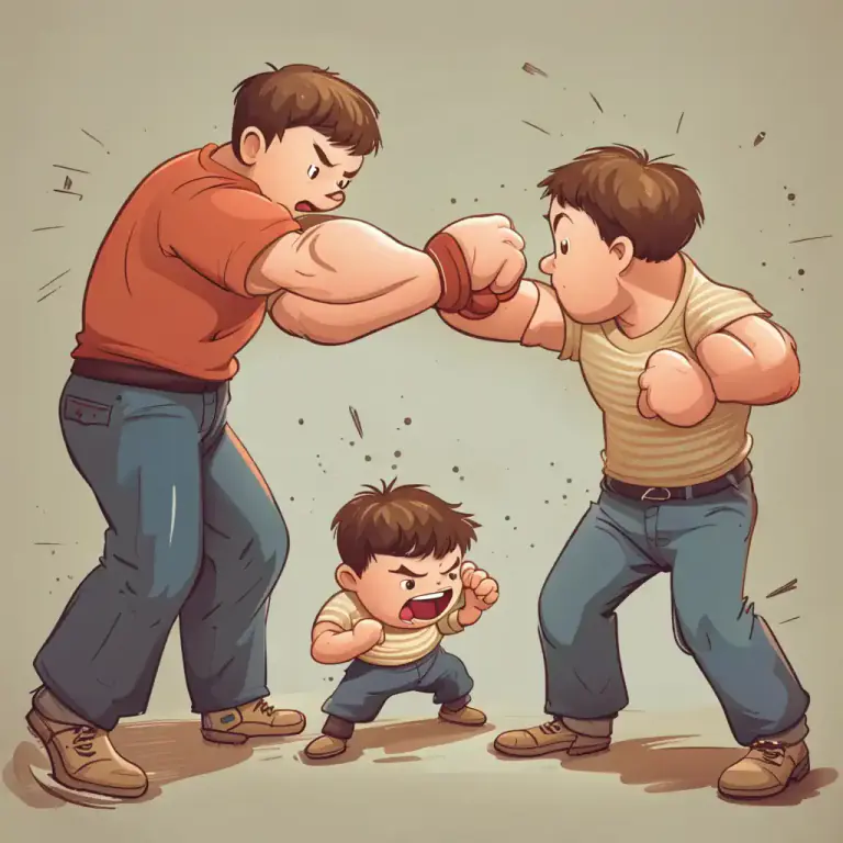 Visual representation of "clean somebody's clock" - To attack or beat someone severely