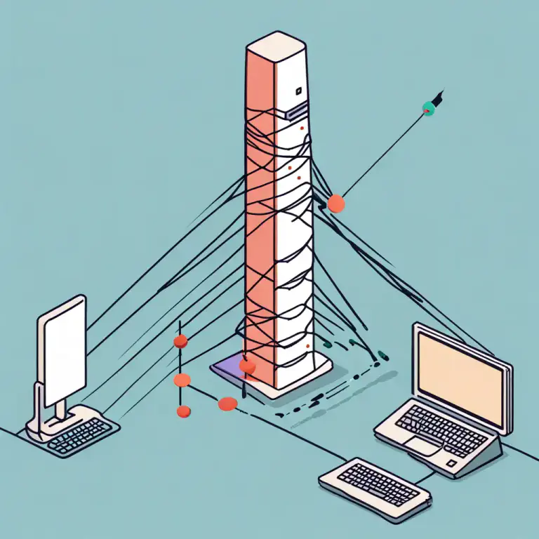 Visual representation of "ping" - A computer network tool used to test whether a particular host is reachable