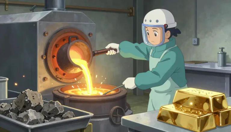 Visual representation of "refiner" - A person or company that turns raw materials into a pure or better form