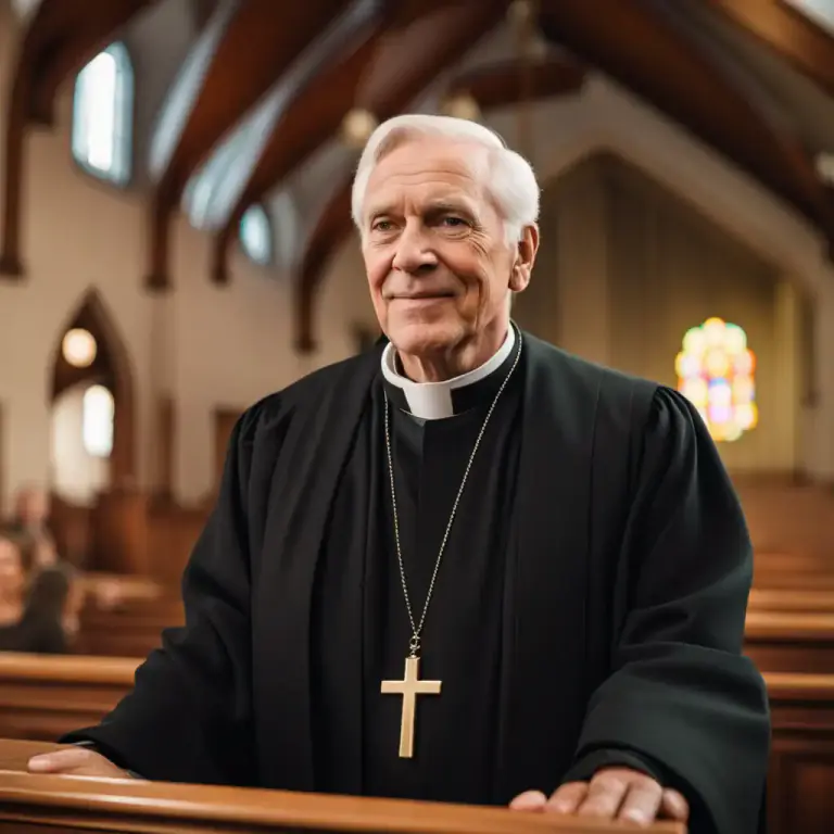 Visual representation of "overseer" - A person who oversees and manages a church and its activities.