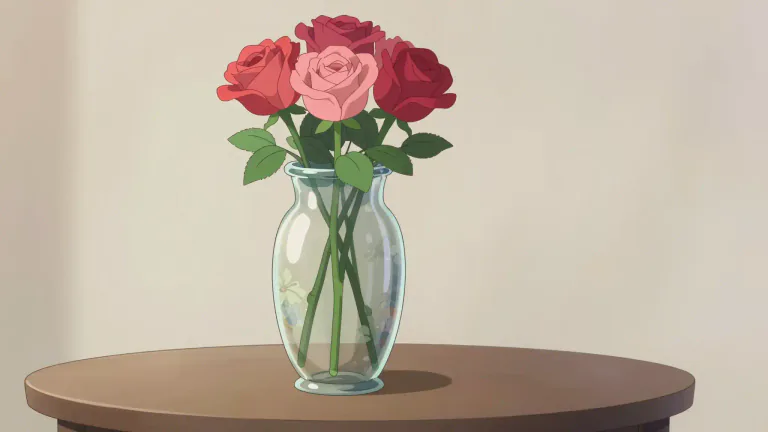 Visual representation of "vase" - A decorative container, often made of glass or porcelain, used to hold flowers.