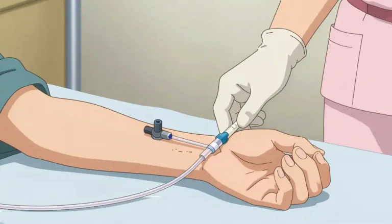 Visual representation of "cannula" - A thin tube used to put fluids or medicines into a body part or to take out fluid. It is usually inserted into veins, arteries, etc.