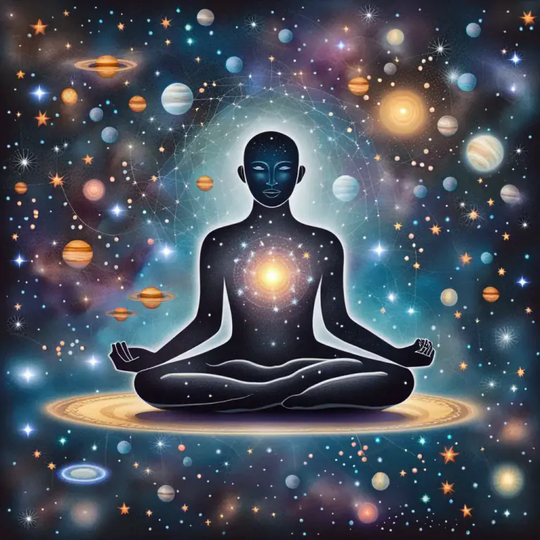 Visual representation of "oneness" - The belief that God and the universe are the same