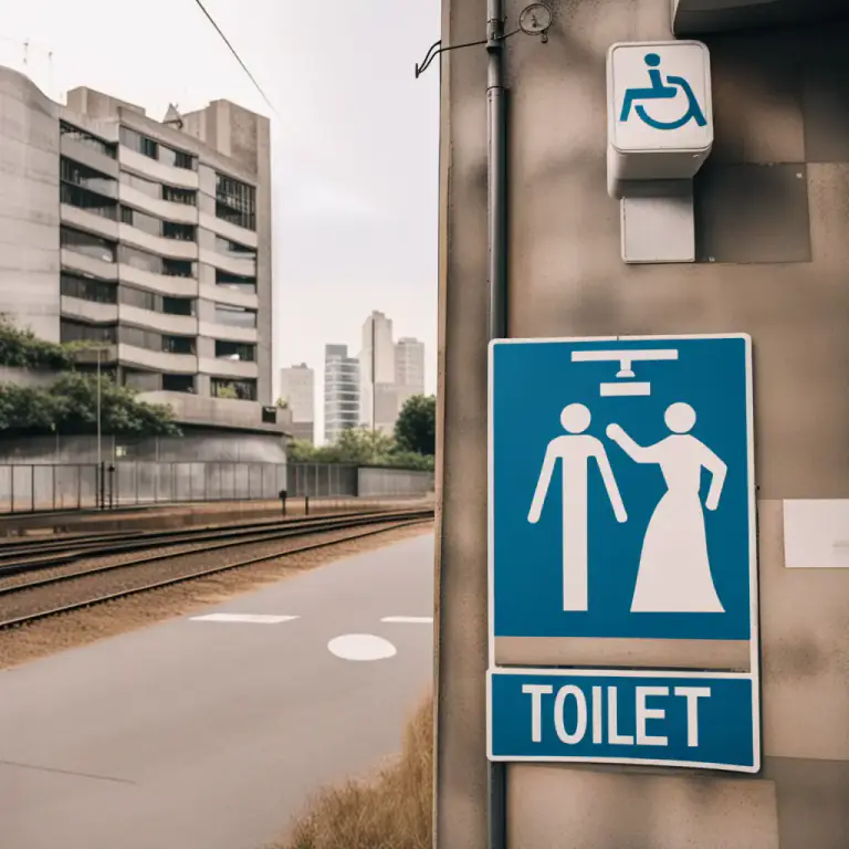 Visual representation of "convenience" - A public toilet.