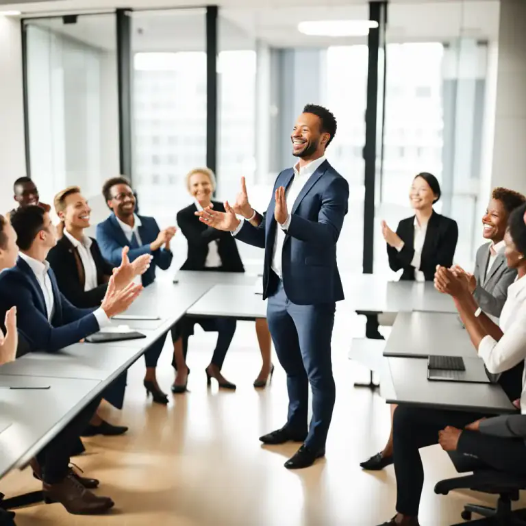 Visual representation of "wheel out" - To bring something or someone to the attention of an audience for a particular purpose, especially to impress.