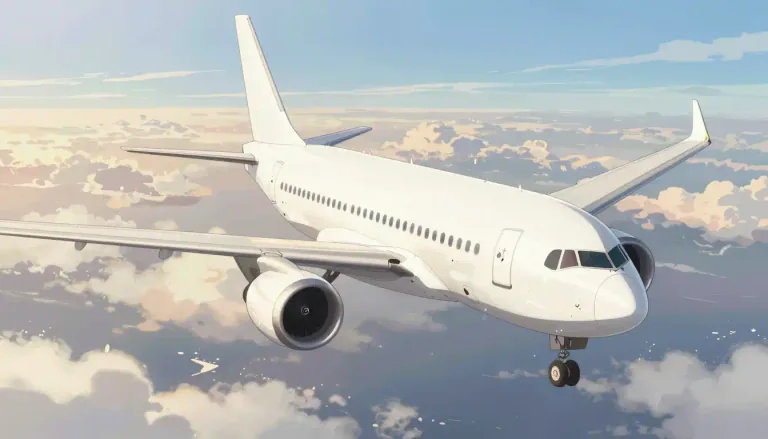 Visual representation of "aircraft" - A vehicle that can fly and is used for travel or transportation.