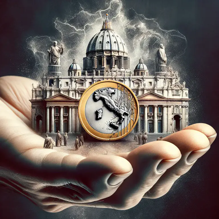 Visual representation of "lira" - A currency used in Italy, San Marino, and the Vatican City from 1861 to 2002