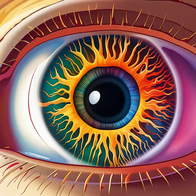 Visual representation of "cone" - One of the light-sensitive cells in the retina of the eye that provides color perception and sharp central vision.