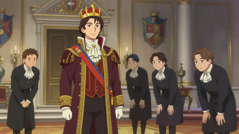 Visual representation of "viscount" - A man who holds a rank in the nobility system below an earl or count and above a baron.