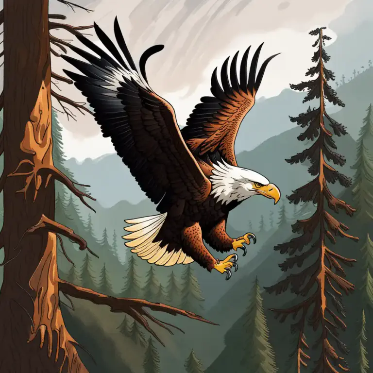 Visual representation of "aquiline" - Pertaining to or characteristic of eagles