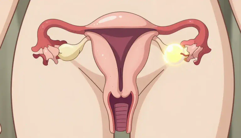Visual representation of "ovary" - A female reproductive organ where eggs are produced.