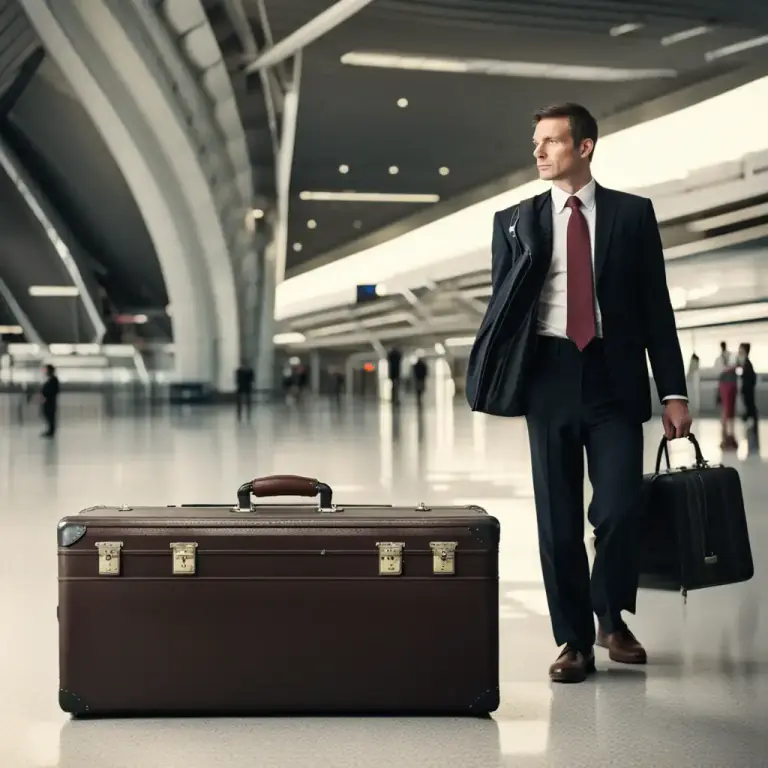 Visual representation of "attache" - A case or bag to keep papers and items for work.