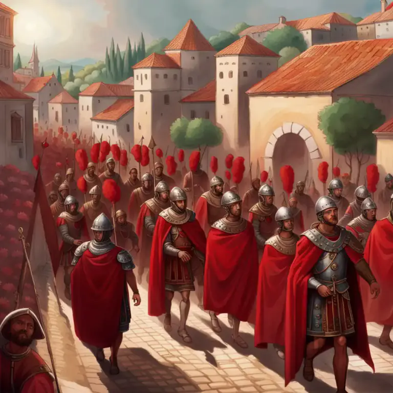 Visual representation of "conquer" - To gain control and governance over a place or people, usually through aggressive action