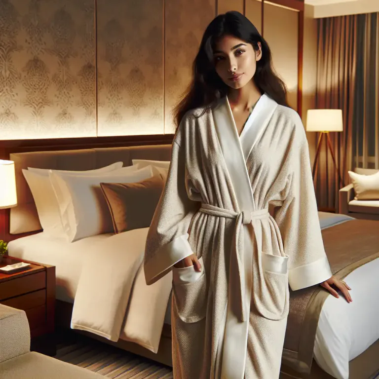 Visual representation of "gown" - A robe, usually made of a soft material, for wearing at home