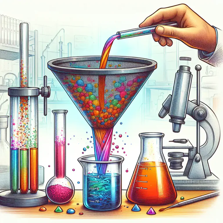 Visual representation of "selective" - Allowing or relating to the separation of a specific substance from a mixture