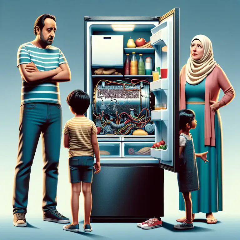 Visual representation of "compressor" - The part of a refrigerator or air conditioner that compresses and pumps refrigerant gas.