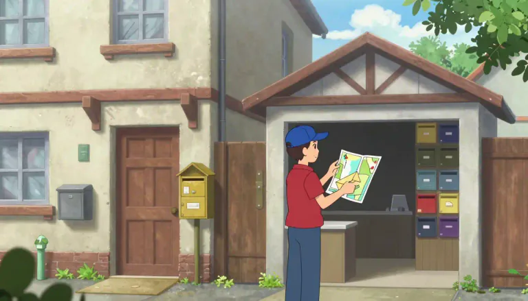 Visual representation of "address" - The place where someone lives or works, which is used for sending letters, etc. to them.