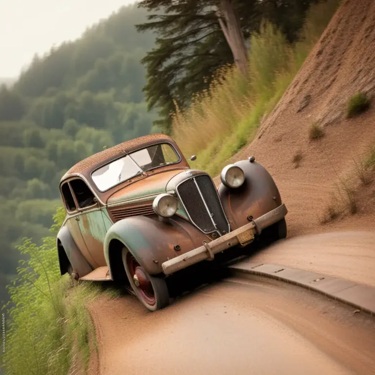 Visual representation of "grind to a halt" - To stop operating properly