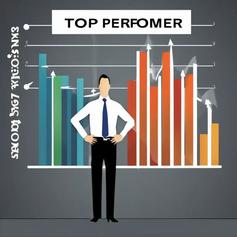 Visual representation of "performer" - A person who achieves great results in a particular activity, especially sports or business.