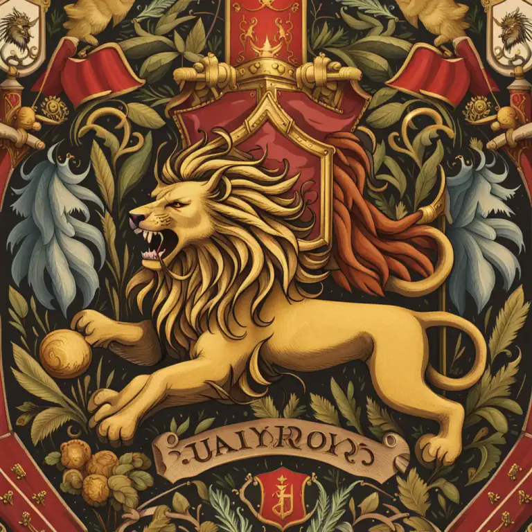 Visual representation of "coat" - A coat of arms is a symbol or group of symbols that represents a person or family