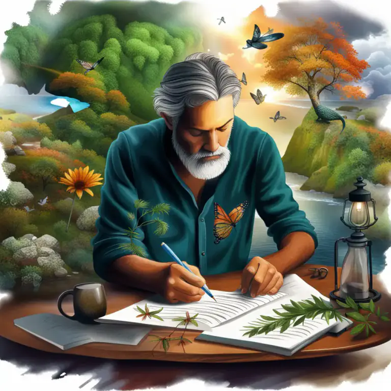 Visual representation of "potent" - In literature, being of great significance or having a profound meaning.