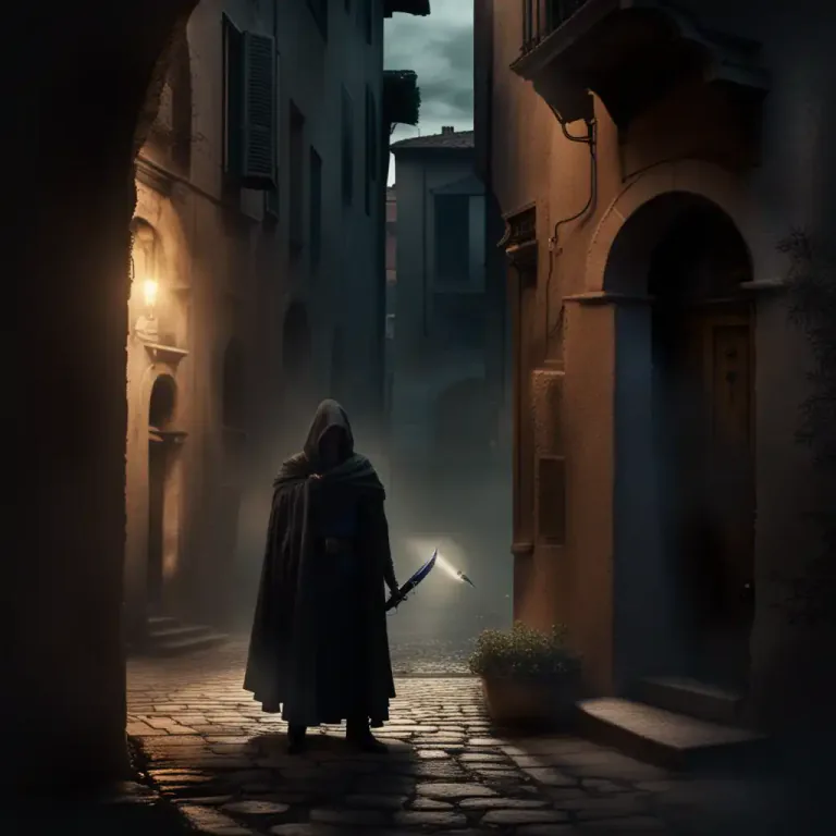 Visual representation of "bravo" - A professional killer, especially in Italy in the past