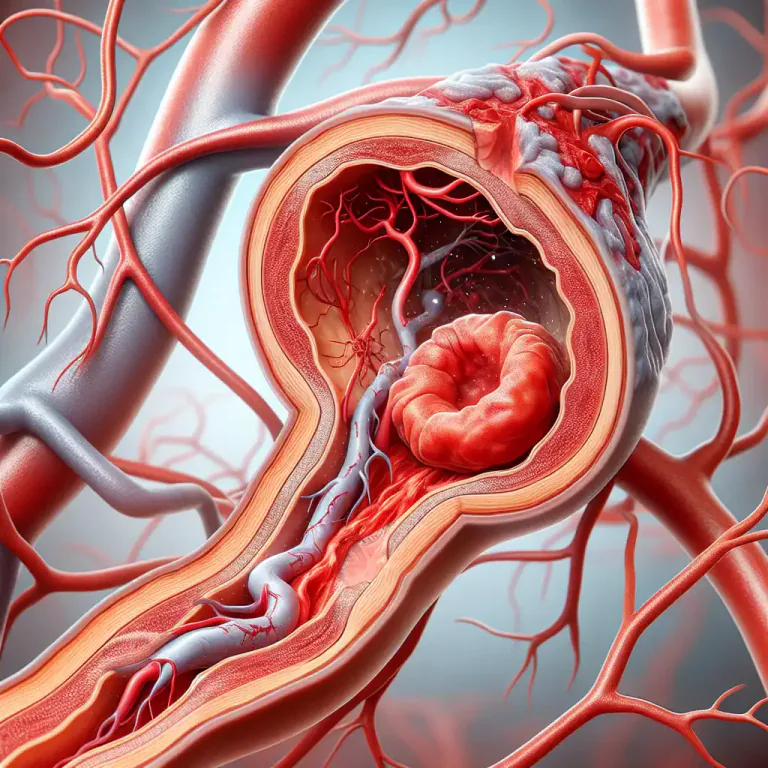 Visual representation of "infarction" - The blockage or closing of a blood vessel in any part of the body.