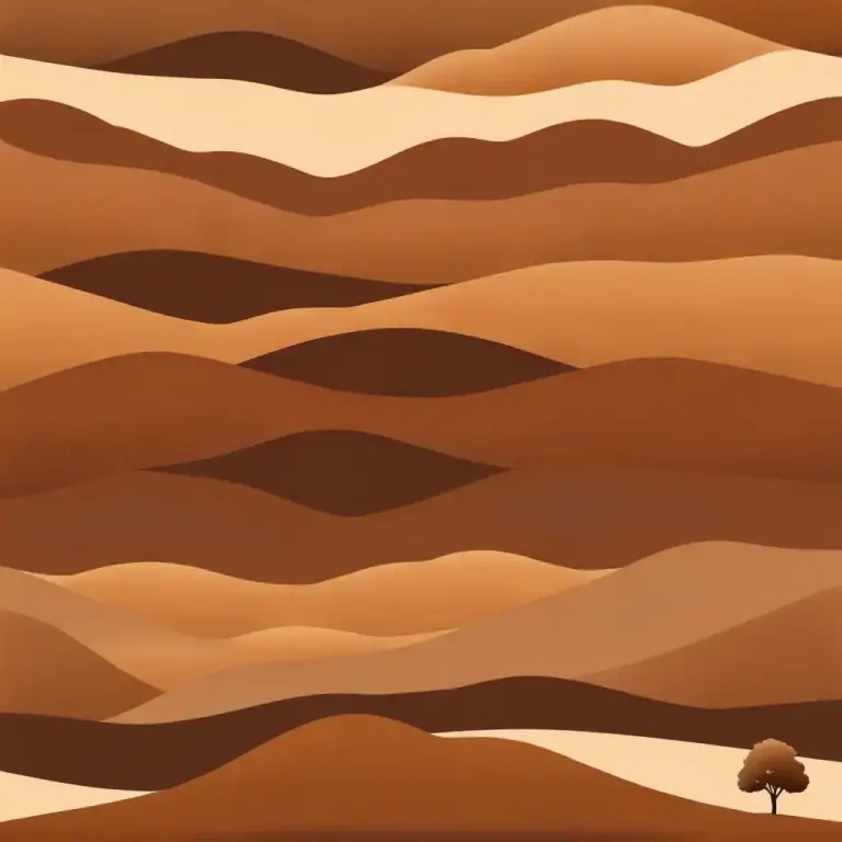 Visual representation of "bald" - Land without any trees or grass