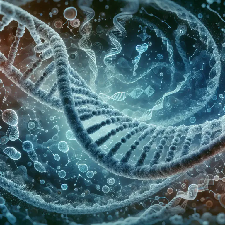 Visual representation of "motif" - A distinctive sequence in a molecule of DNA