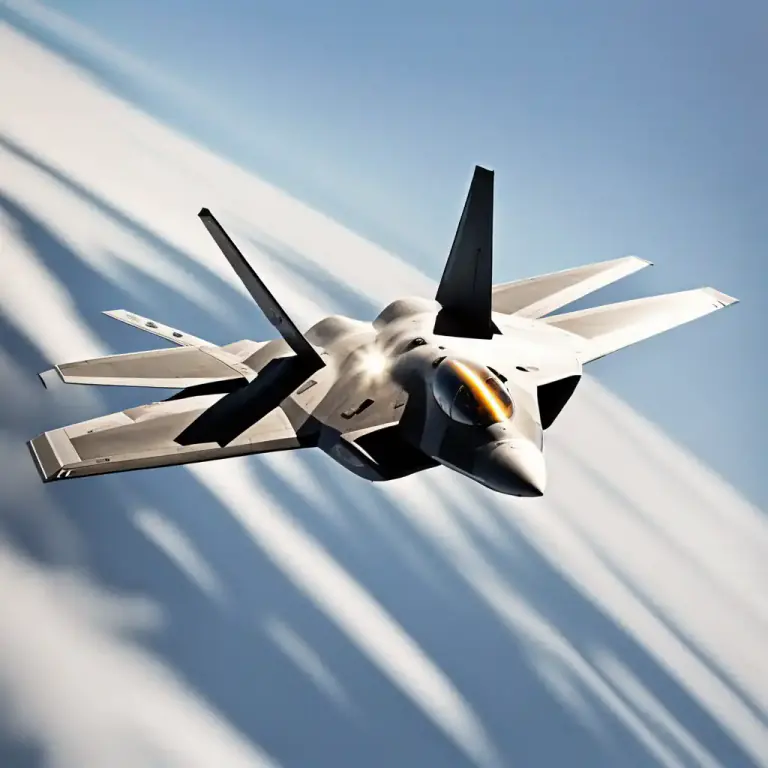 Visual representation of "raptor" - A model of military aircraft constructed for speed and maneuverability.