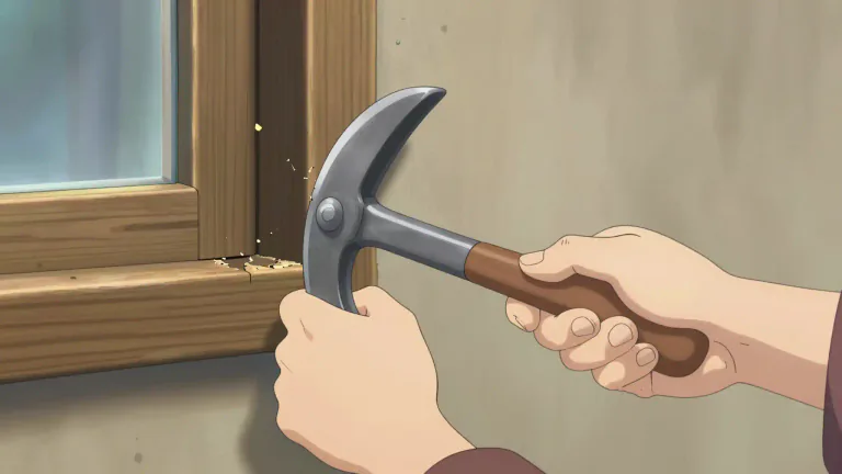 Visual representation of "pry" - To use force or effort to open or separate something.