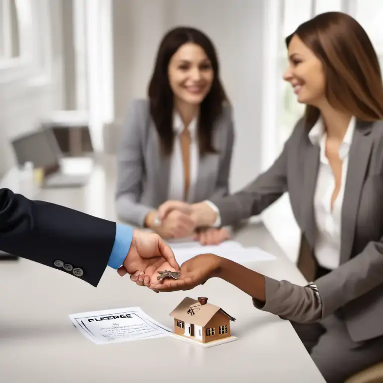 Visual representation of "pledge" - To give as a sign that you will keep your promise