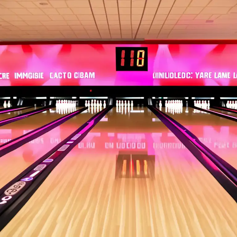 Visual representation of "spare" - In bowling, when all the pins are knocked down in two throws