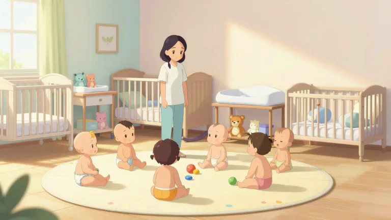 Visual representation of "nursery" - A room where babies and young children are taken care of