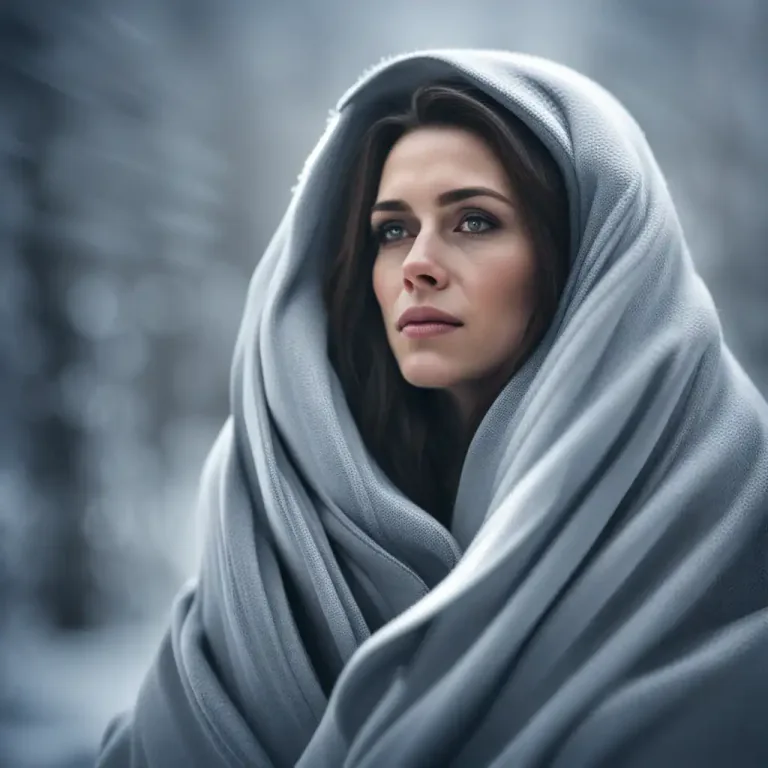 Visual representation of "ague" - A feeling of coldness