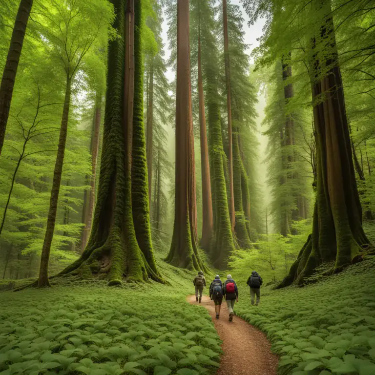 Visual representation of "timbered" - Covered with or having many trees