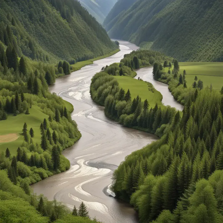 Visual representation of "affluence" - A flowing to or toward