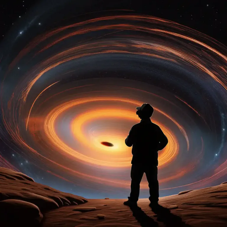 Visual representation of "horizon" - A theoretical boundary beyond which events cannot affect an observer.