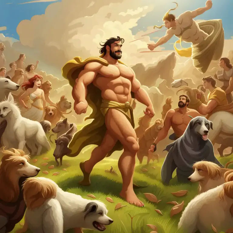 Visual representation of "the Elysian Fields" - A place in Greek mythology where heroes and the virtuous go after they die and live a blessed and happy life.
